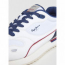 PEPE JEANS Zapatillas Bexley South Blancas PMS400007-ITE