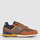 PEPE JEANS Zapatillas London Brick Marrones PMS400011-OWN
