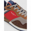 PEPE JEANS Zapatillas London Mood Marrones PMS400012-OWN
