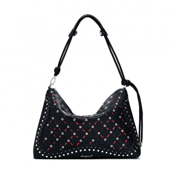 Bolso Efecto Piel Troquelado Mediano  DESIGUAL