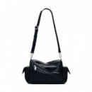 Bolso Bowling Efecto Piel Letras Mediano  DESIGUAL