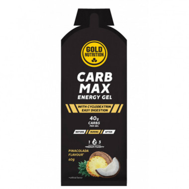 GOLD NUTRITION CARB MAX ENERGY GEL PIÑA COLADA