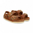 Sandalia 3 Hebillas Grass Cuero  BIRKENSTOCK
