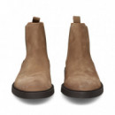 Botin Elasticos Lados ante Cuero  HUGO BOSS