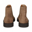 Botin Elasticos Lados ante Cuero  HUGO BOSS