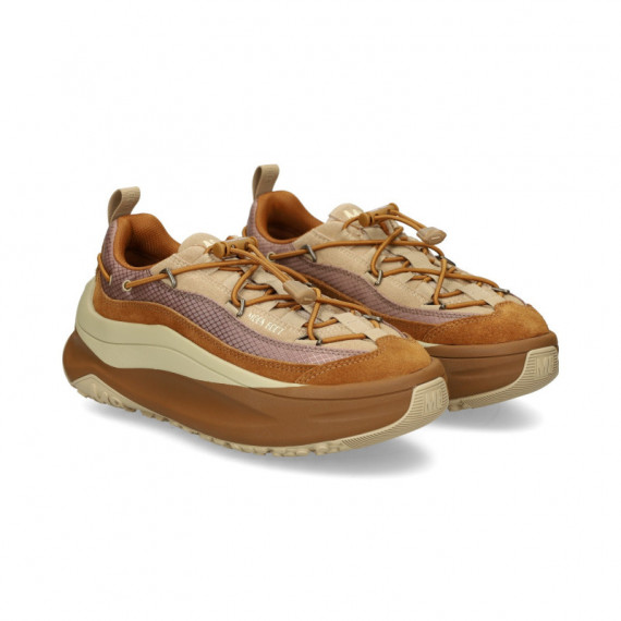 Acordonado con Plataforma Cuero  MOON BOOT