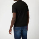 Camiseta GUESS Logo Triángulo Negra