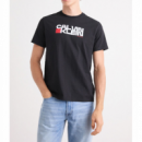 Camiseta CALVIN KLEIN Redbox Negra