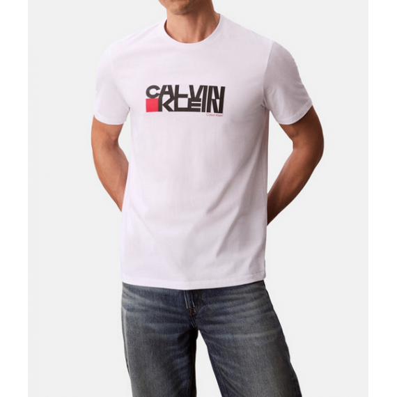 Camiseta CALVIN KLEIN Redbox Blanca