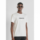 Camiseta ANTONY MORATO Logo Print Tiger Blanca