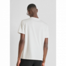 Camiseta ANTONY MORATO Logo Print Tiger Blanca