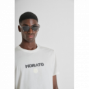 Camiseta ANTONY MORATO Logo Print Tiger Blanca