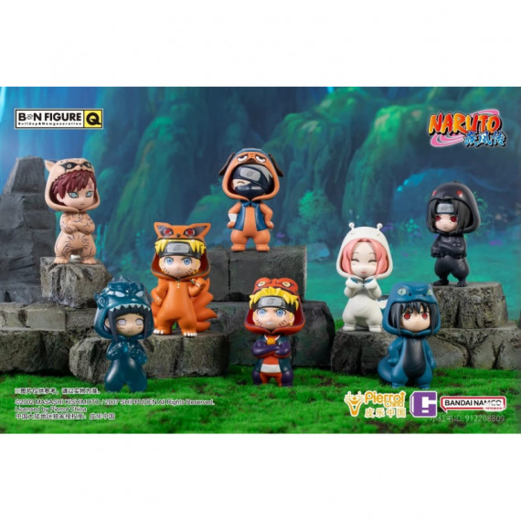 Blind Box Naruto Shippuden BN Figure Q Figuras Chibi