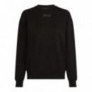 KARL LAGERFELD - Rhinestone Rain Sweatshirt - 999 - A4W20038/999