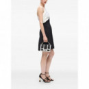 KARL LAGERFELD - K Nova Sm Crossbody Bl Wh - 998 - A4W30277/998