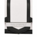 KARL LAGERFELD - K Nova Sm Crossbody Bl Wh - 101 - A4W30277/101