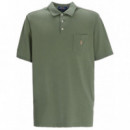 Polo RALPH LAUREN - SSKCPKTM1-SHORT Sleeve-polo Shirt - Cargo Green - 710941533004/CARGO Green