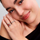 Anillo Rosa Encantada de la Bella y la Bestia de Disney 163984C01  PANDORA