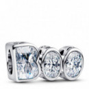 Charm Boo que Brilla en la Oscuridad Plata de Primera Ley 794060C01  PANDORA