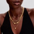 Charm Mini Estrella Textura Recubrimiento en Oro de 14K 764050C00  PANDORA