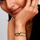 Charm Mini Mariposa Textura Recubrimiento en Oro de 14K 764046C00  PANDORA