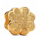 Charm Mini Trébol Textura Recubrimiento en Oro de 14K 764047C00  PANDORA