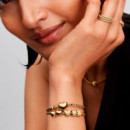 Charm Mini Trébol Textura Recubrimiento en Oro de 14K 764047C00  PANDORA