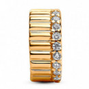 Charm Clip Acanalado 764078C01  PANDORA