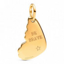 Colgante Etiqueta Ala de Mariposa Grabable Recubrimiento en Oro 364015C00  PANDORA