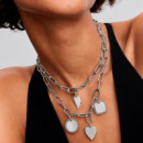 Colgante Etiqueta Grabable Cuadrada Brillante Plata de Primera Ley 394009C01  PANDORA