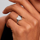 Anillo Corazón Grabable Plata de Primera Ley 193988C00  PANDORA