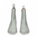 Botin Piel Gris Claro  CAMPER