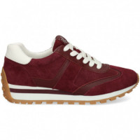 DEPORTIVO ANTE+NYLON BURDEOS