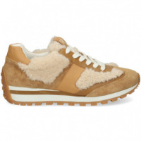 DEPORTIVO ANTE+NYLON CAMEL+HIELO