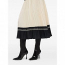 KARL LAGERFELD - Elevated Pleated Skirt - 999 - A4W12014/999
