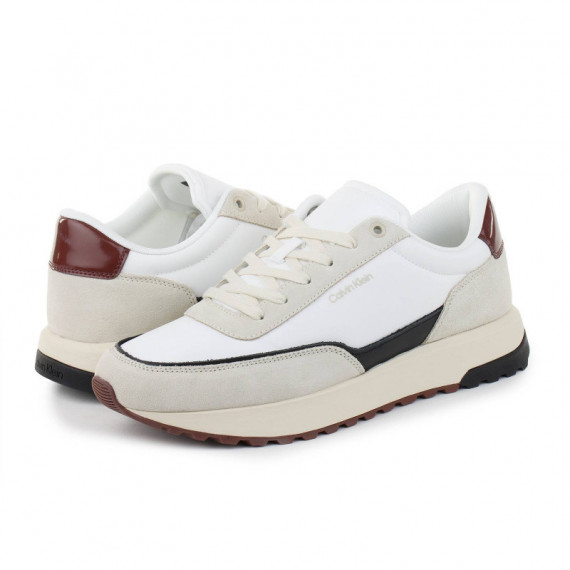 Low Top Lace Up Repreve Mix Stony Beige/  CALVIN KLEIN