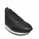 Low Prof Runn Laceup Mono Ck Black/brigh  CALVIN KLEIN