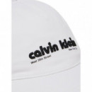 6 Panel Ssnl Graphic Nyl Cap Brilliant W  CALVIN KLEIN