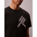 Ss 30S Eu Ck Bh Word Stack Graph Black  CALVIN KLEIN