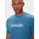 Ss 30S Eu Sp Outline Tape Graphi Blueste  CALVIN KLEIN