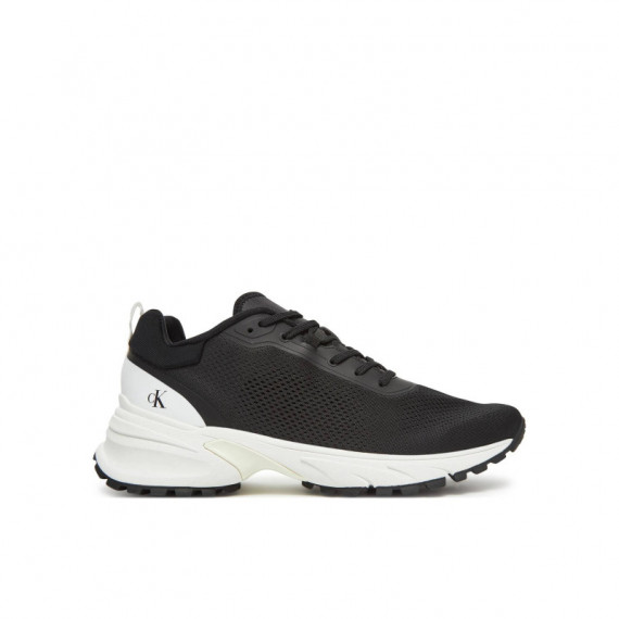 Hike Runner Tech Knit Black/bright White  CALVIN KLEIN
