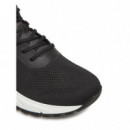 Hike Runner Tech Knit Black/bright White  CALVIN KLEIN