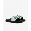 Serve Slide Ds 225 1 Cma Blk/wht  LACOSTE