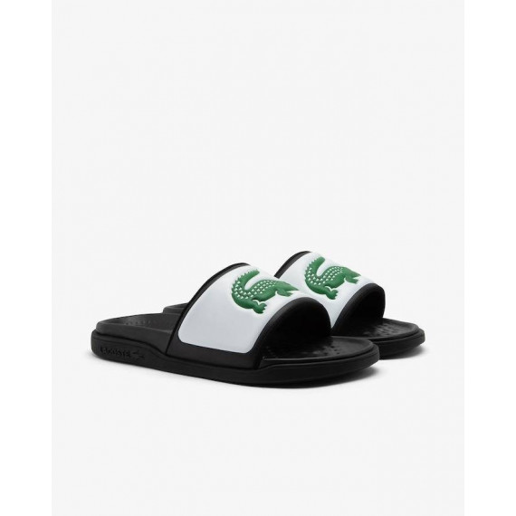 Serve Slide Ds 225 1 Cma Blk/wht  LACOSTE
