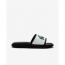 Serve Slide Ds 225 1 Cma Blk/wht  LACOSTE