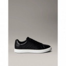 Low Pro Cups Lace Up Lth Aop Black  CALVIN KLEIN