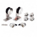 Herraje Puerta Corredera Inox Becu