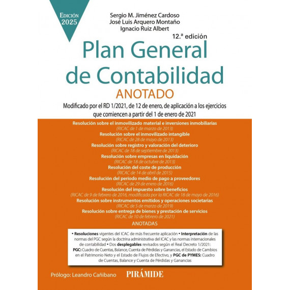 Plan General de Contabilidad Anotado   2025