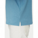 Ss Supima Chest Emb Polo Blue Steam  CALVIN KLEIN