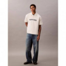 Ss Premium Terry Relaxed Polo Tofu  CALVIN KLEIN